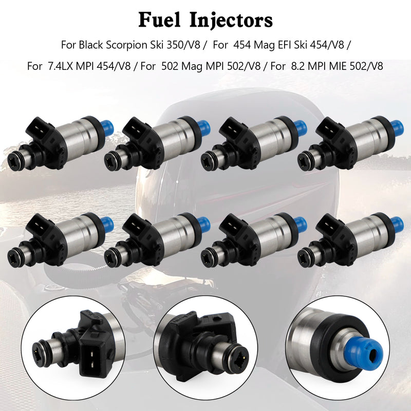 Mercruiser 805225A1 Marine 18-33100 Boat 8PCS 9-3310 Fuel Injectors Fit