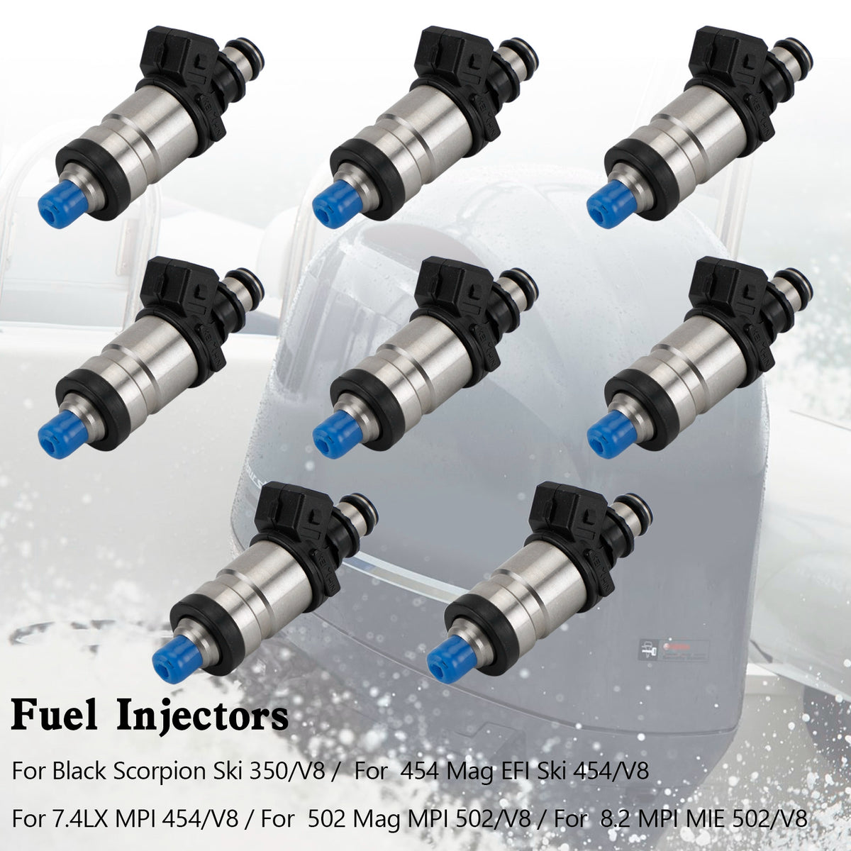 Mercruiser 805225A1 Marine 18-33100 Boat 8PCS 9-3310 Fuel Injectors Fit