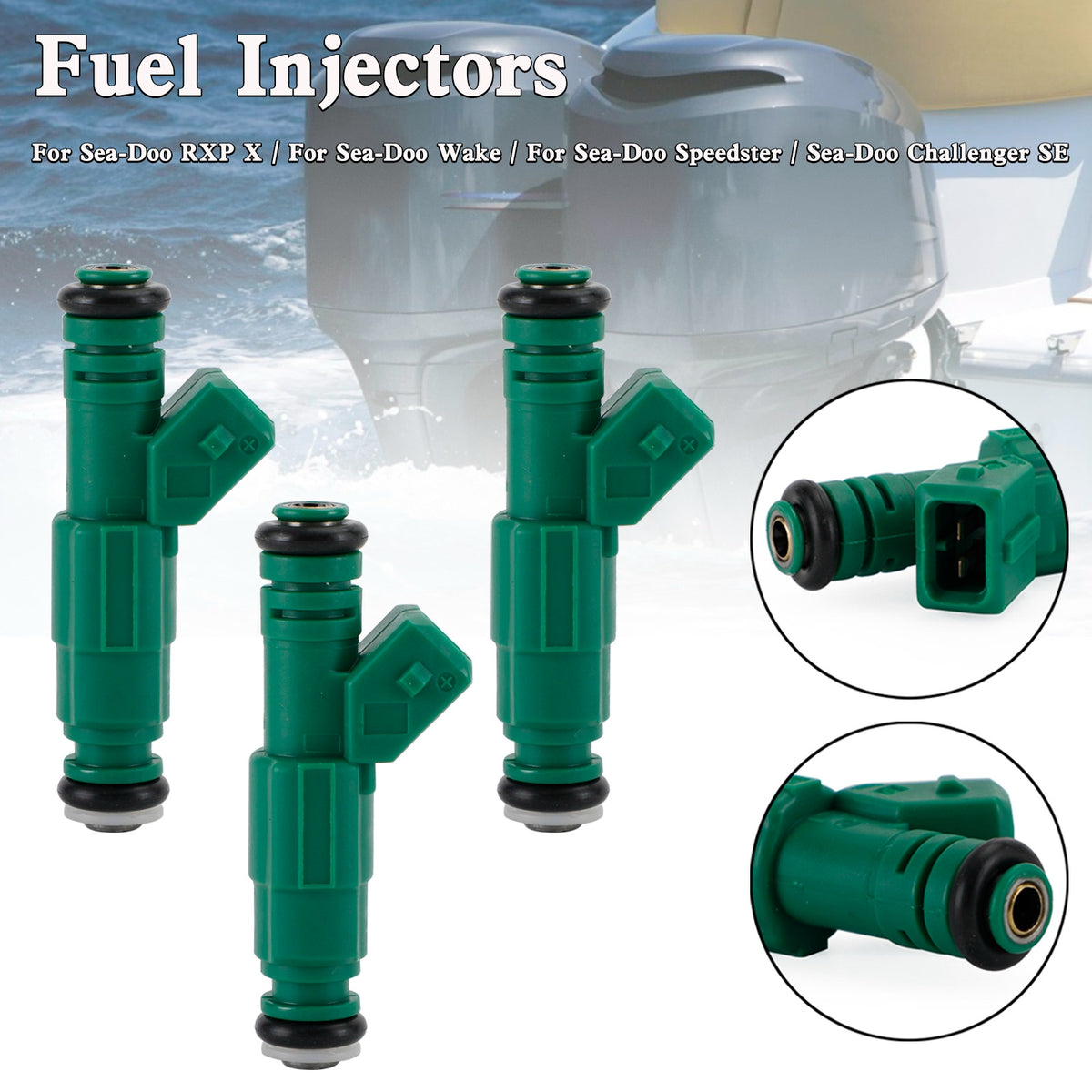 Sea Doo Speedster RXP-X RXT-X 255 1503CC 3PCS 006-623 Fuel Injector 420874432