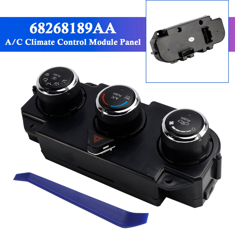 2013-2018 Dodge Ram 2500 A/C Climate Control Module Panel 68268189AA 68105021AC