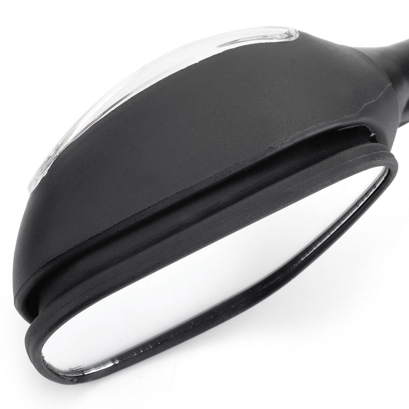 Suzuki GSXR 600 750 1000 2002-2015 Rear View Side Mirrors With Turn Signals