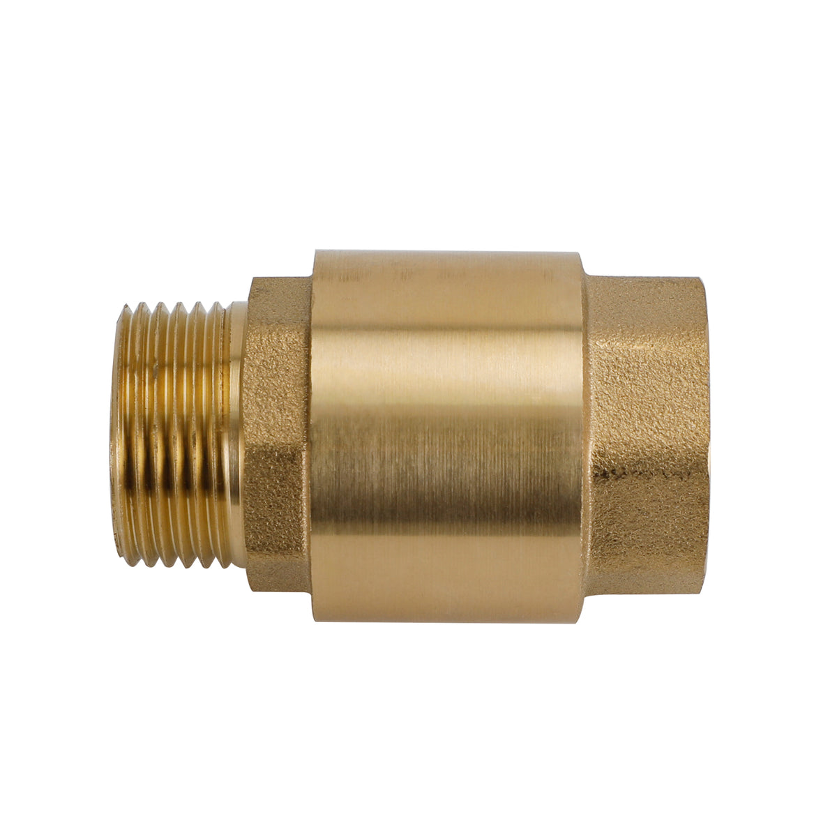 Brass Check Valve G3/4" M To F Thread Non-Return Backflow Prevention