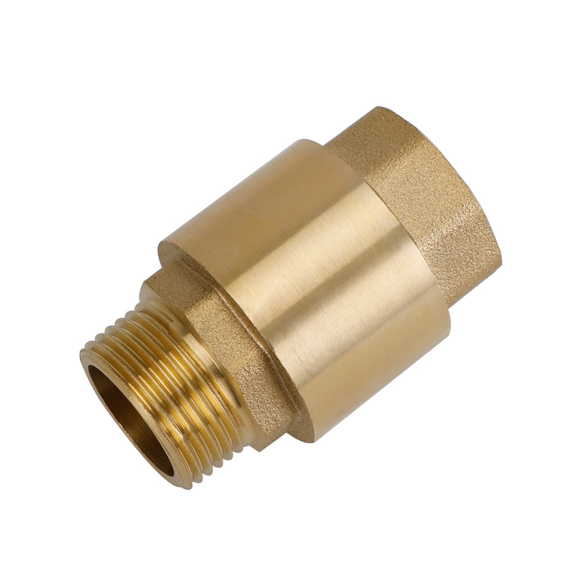 Brass Check Valve G3/4" M To F Thread Non-Return Backflow Prevention