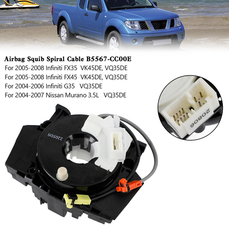 Infiniti FX35 FX45 G35 Airbag Squib Spiral Cable