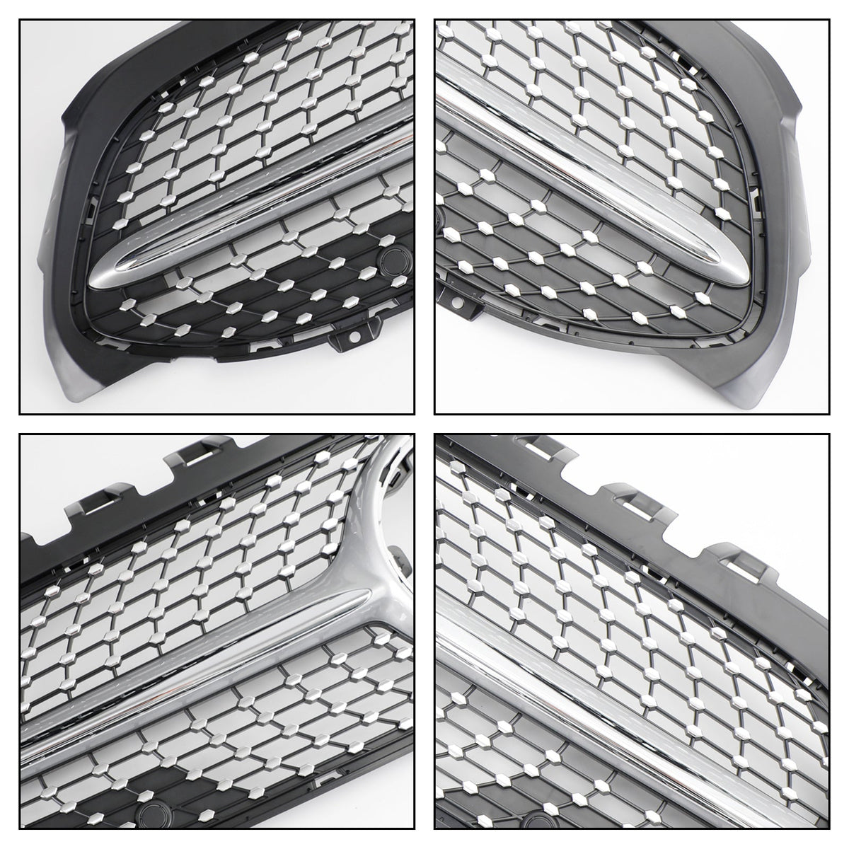 2019-2023 Mercedes Benz A-Class W177 Diamond Front Bumper Grille Grill