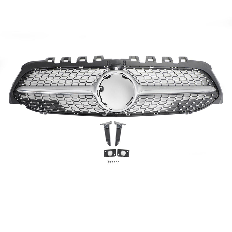 2019-2023 Mercedes Benz A-Class W177 Diamond Front Bumper Grille Grill
