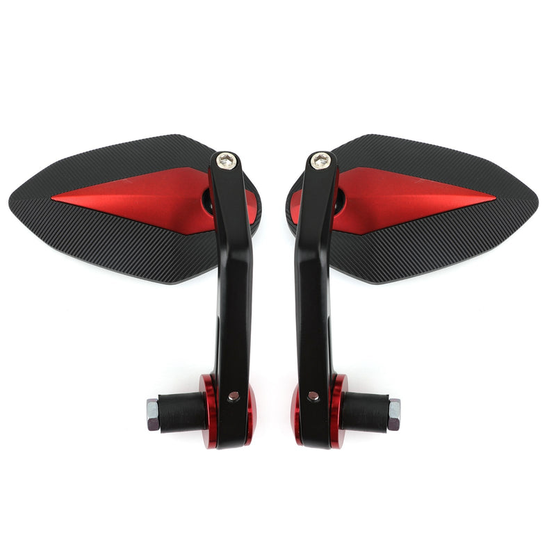 Yamaha R1 YZF R6 CBR600RR Motorcycle Sportbike 7/8" Handle Bar End Mirrors