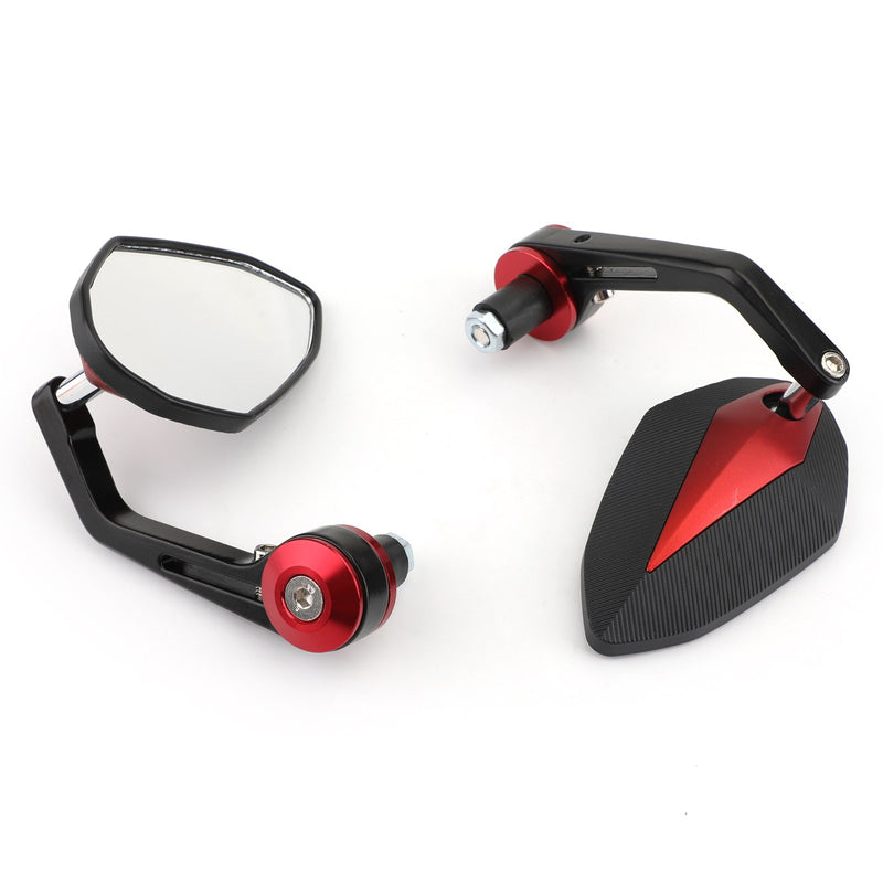 Yamaha R1 YZF R6 CBR600RR Motorcycle Sportbike 7/8" Handle Bar End Mirrors
