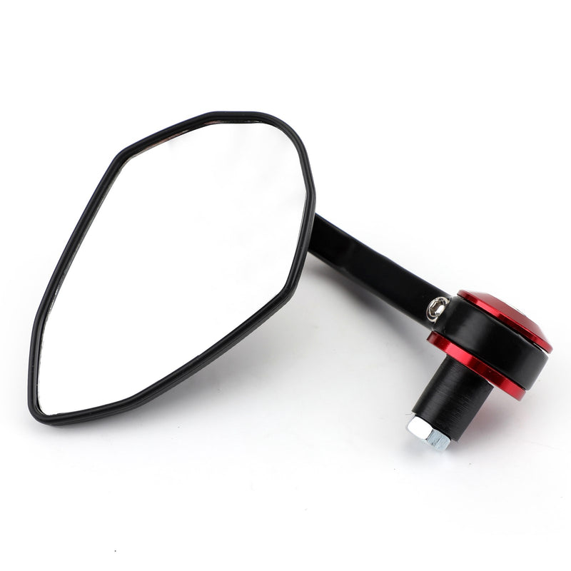 Yamaha R1 YZF R6 CBR600RR Motorcycle Sportbike 7/8" Handle Bar End Mirrors