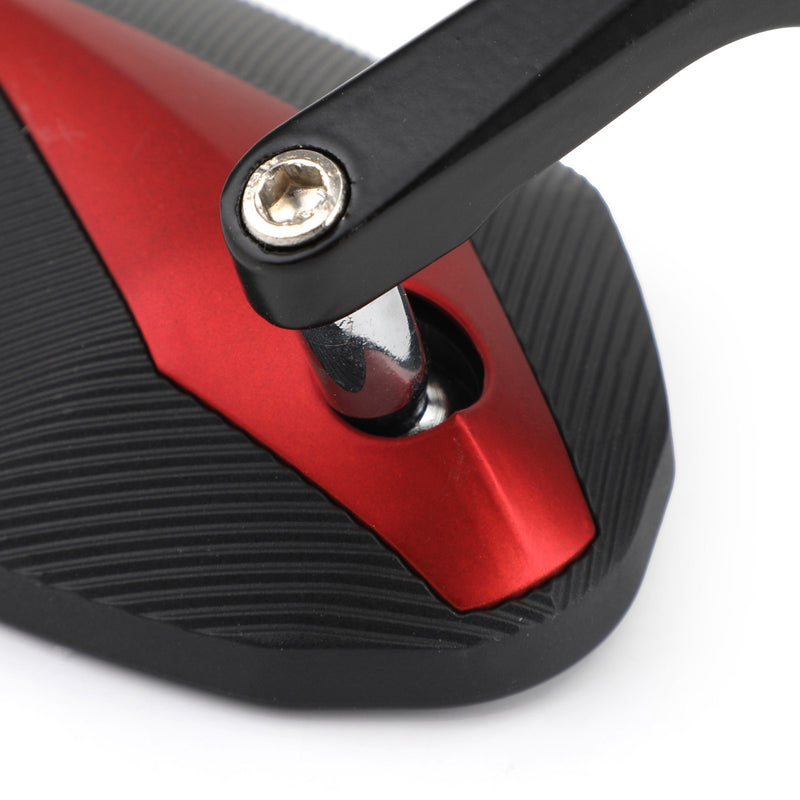 Yamaha R1 YZF R6 CBR600RR Motorcycle Sportbike 7/8" Handle Bar End Mirrors