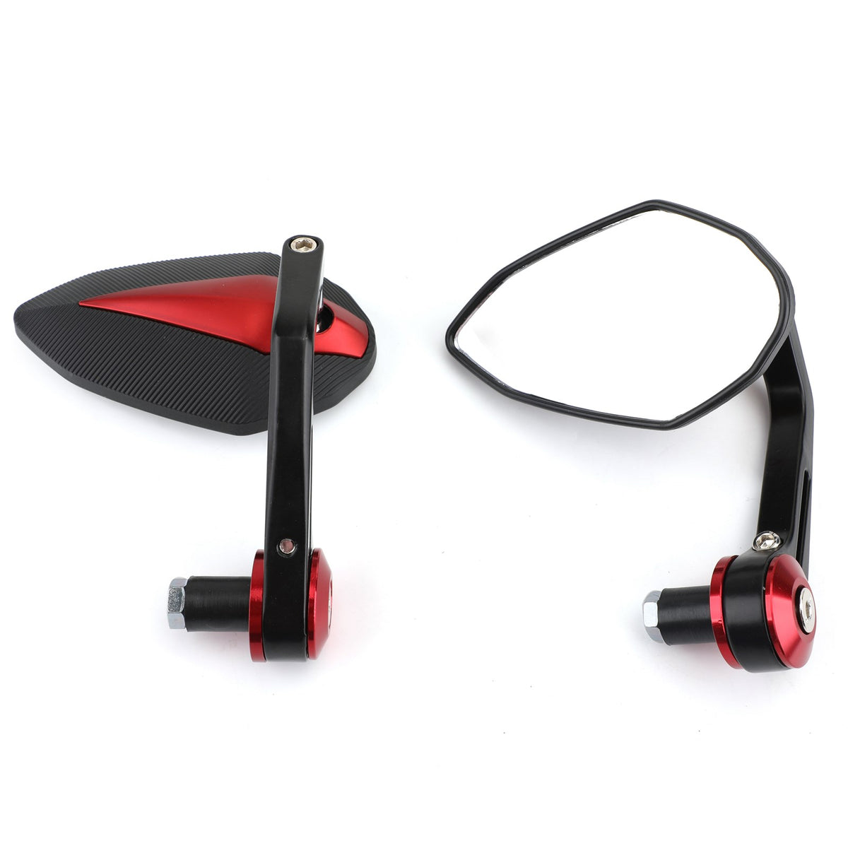 Yamaha R1 YZF R6 CBR600RR Motorcycle Sportbike 7/8" Handle Bar End Mirrors