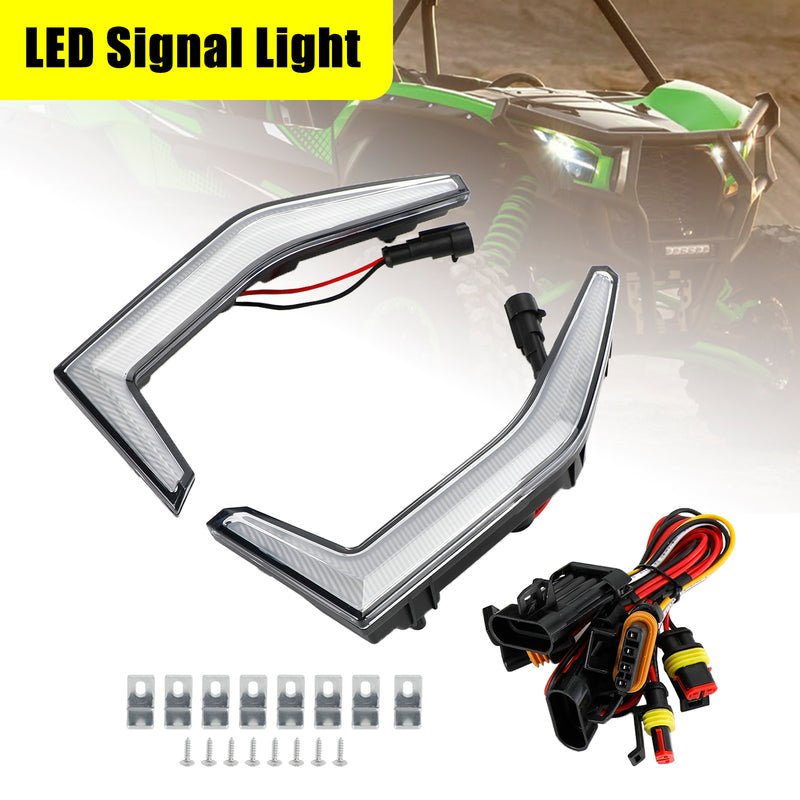 Kawasaki Teryx KRX 1000 2020-2023 Fang Accent Grill Lamps LED Front Light