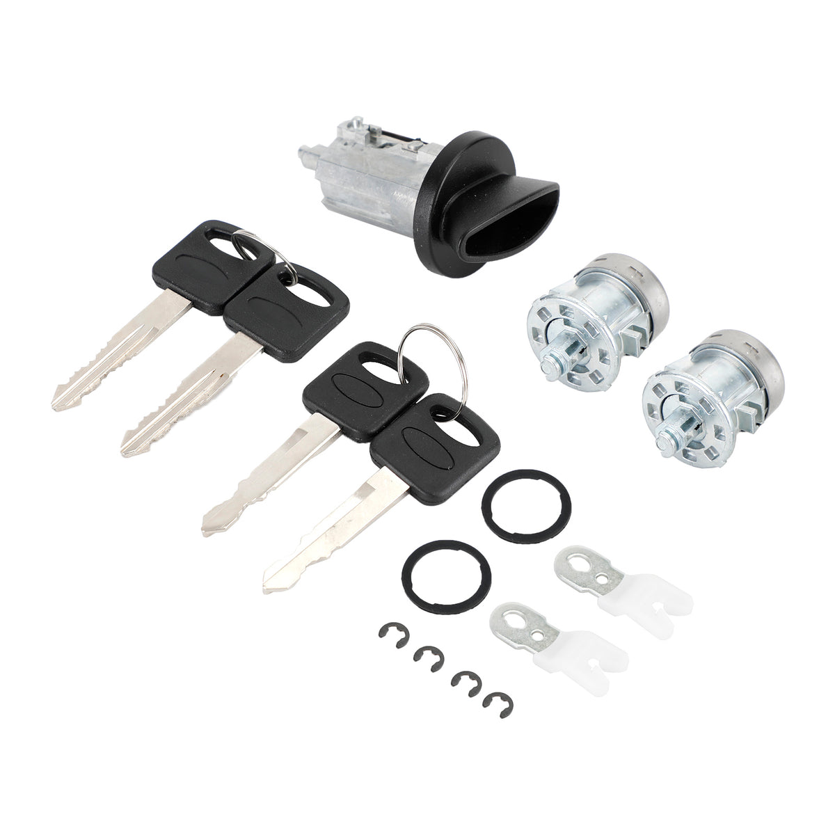 Ford F150 F250 F350 F450 Ignition & Door Lock Cylinder With 4 Keys 703362