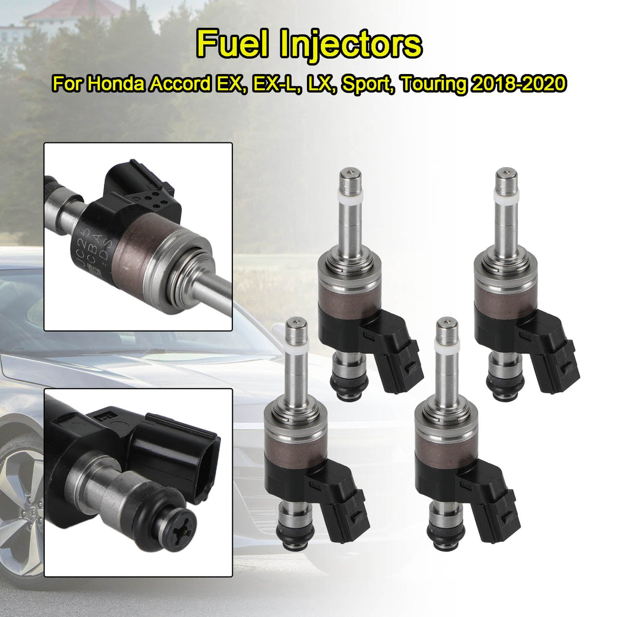 4PCS 160105PA305 Fuel Injectors 16010-5PA-305 Fit Honda Accord 2018-2020 CR-V 2017-2020 1.5L