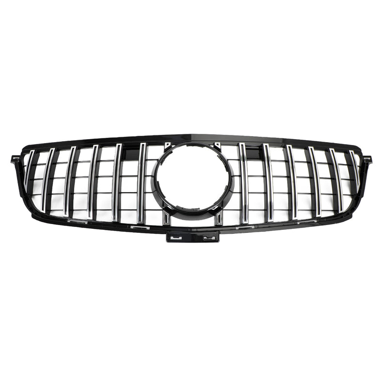 Benz W166 2012-2015 ML350 400 550 GTR Style Chrome Black Front Grill
