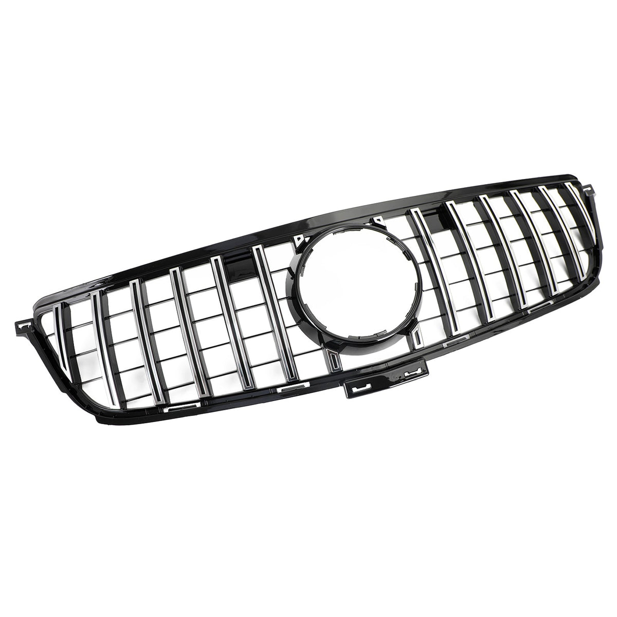 Benz W166 2012-2015 ML350 400 550 GTR Style Chrome Black Front Grill
