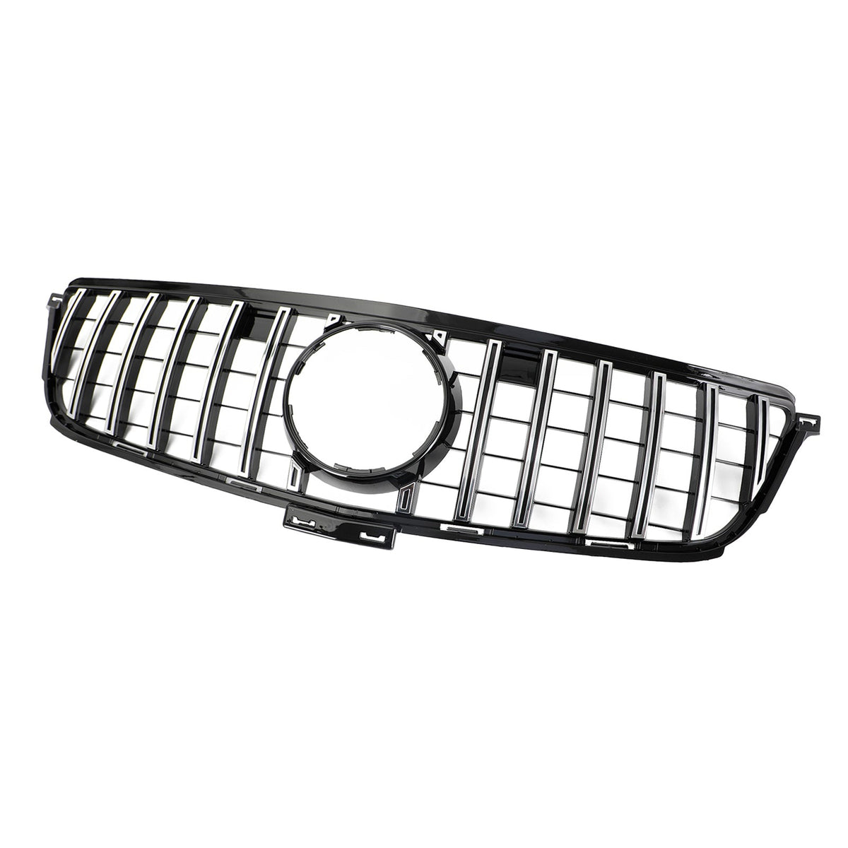 Benz W166 2012-2015 ML350 400 550 GTR Style Chrome Black Front Grill