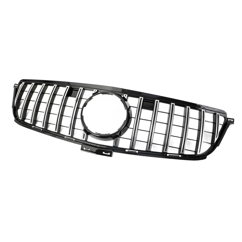 Benz W166 2012-2015 ML350 400 550 GTR Style Chrome Black Front Grill