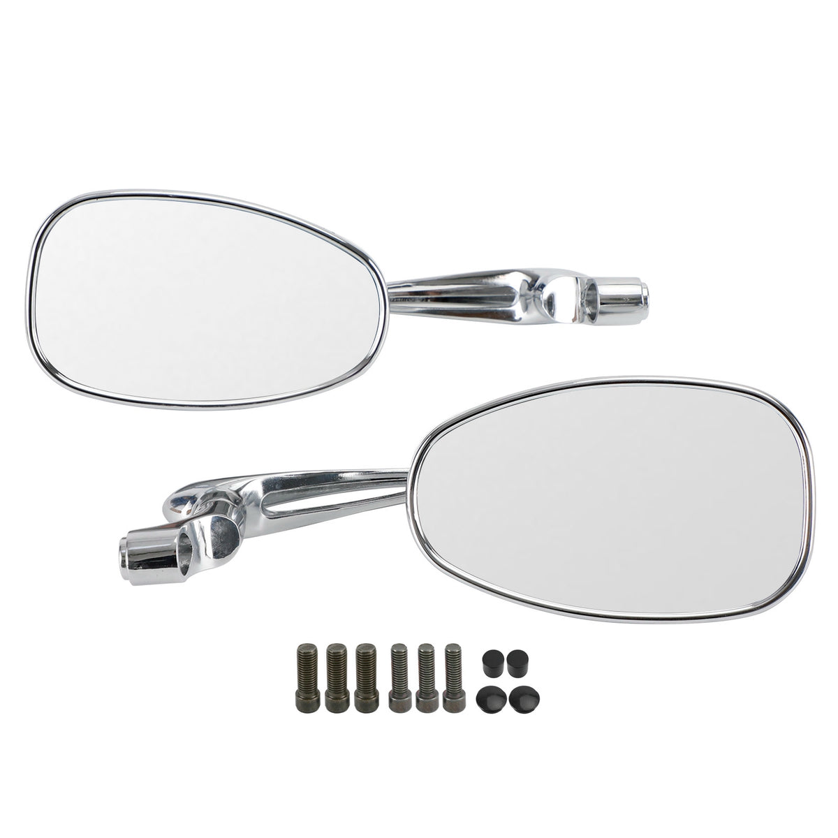 Bobber Vulcan Chopper Maruder Virago Classic Cafe Racer Style Custom Mirrors