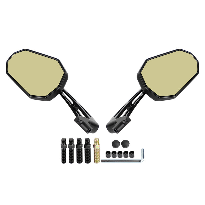Yamaha MT-09 MT09 XSR900 MT-03 MT-10 2022+ Rearview Mirrors Yellow Glass