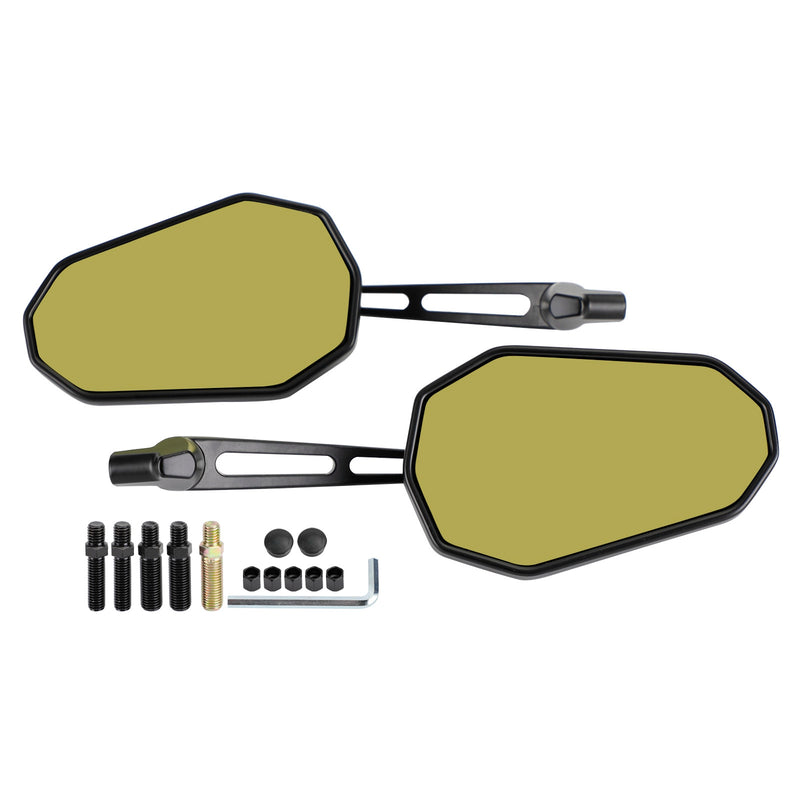 Yamaha MT-09 MT09 XSR900 MT-03 MT-10 2022+ Rearview Mirrors Yellow Glass