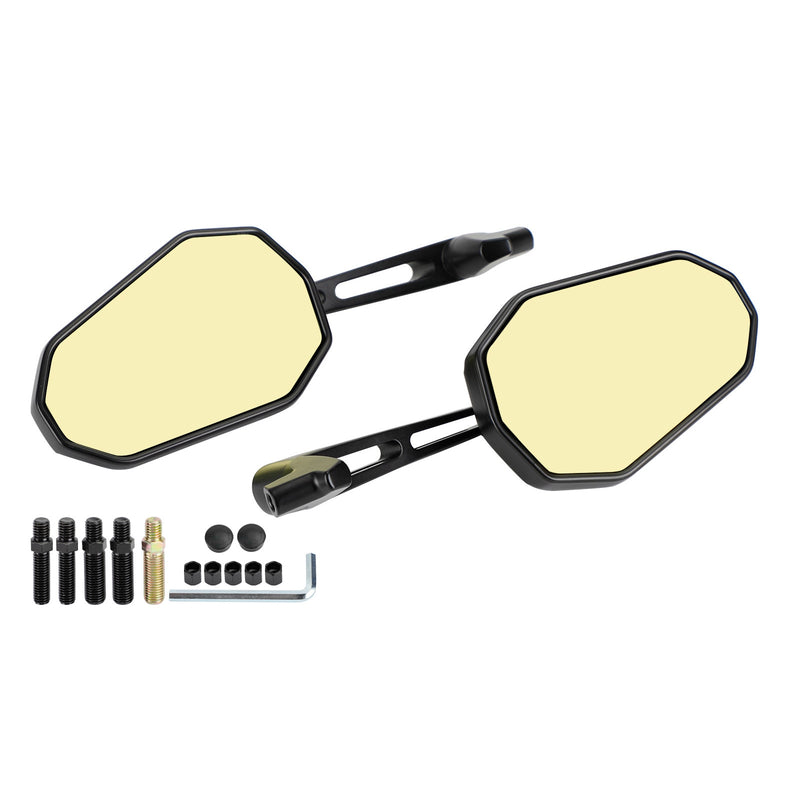 Yamaha MT-09 MT09 XSR900 MT-03 MT-10 2022+ Rearview Mirrors Yellow Glass