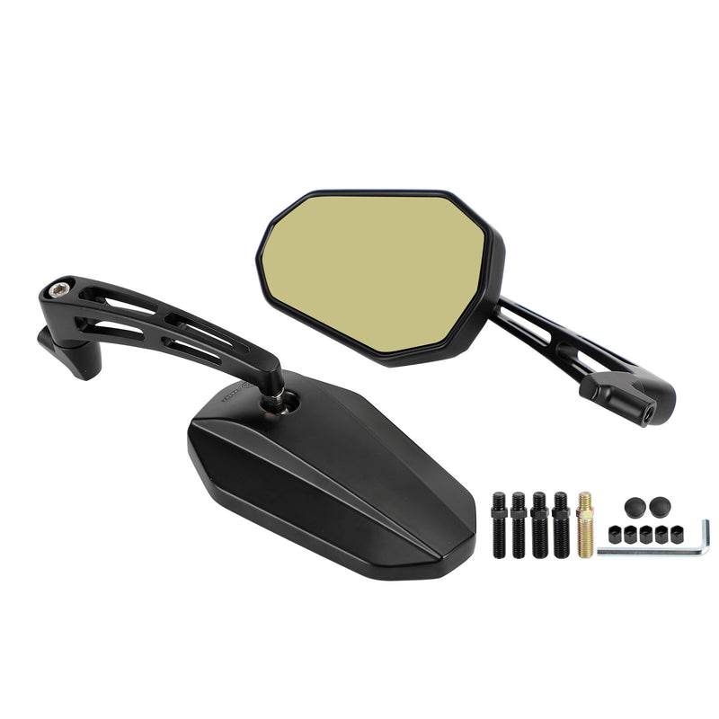 Yamaha MT-09 MT09 XSR900 MT-03 MT-10 2022+ Rearview Mirrors Yellow Glass
