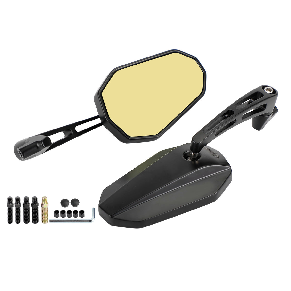 Yamaha MT-09 MT09 XSR900 MT-03 MT-10 2022+ Rearview Mirrors Yellow Glass