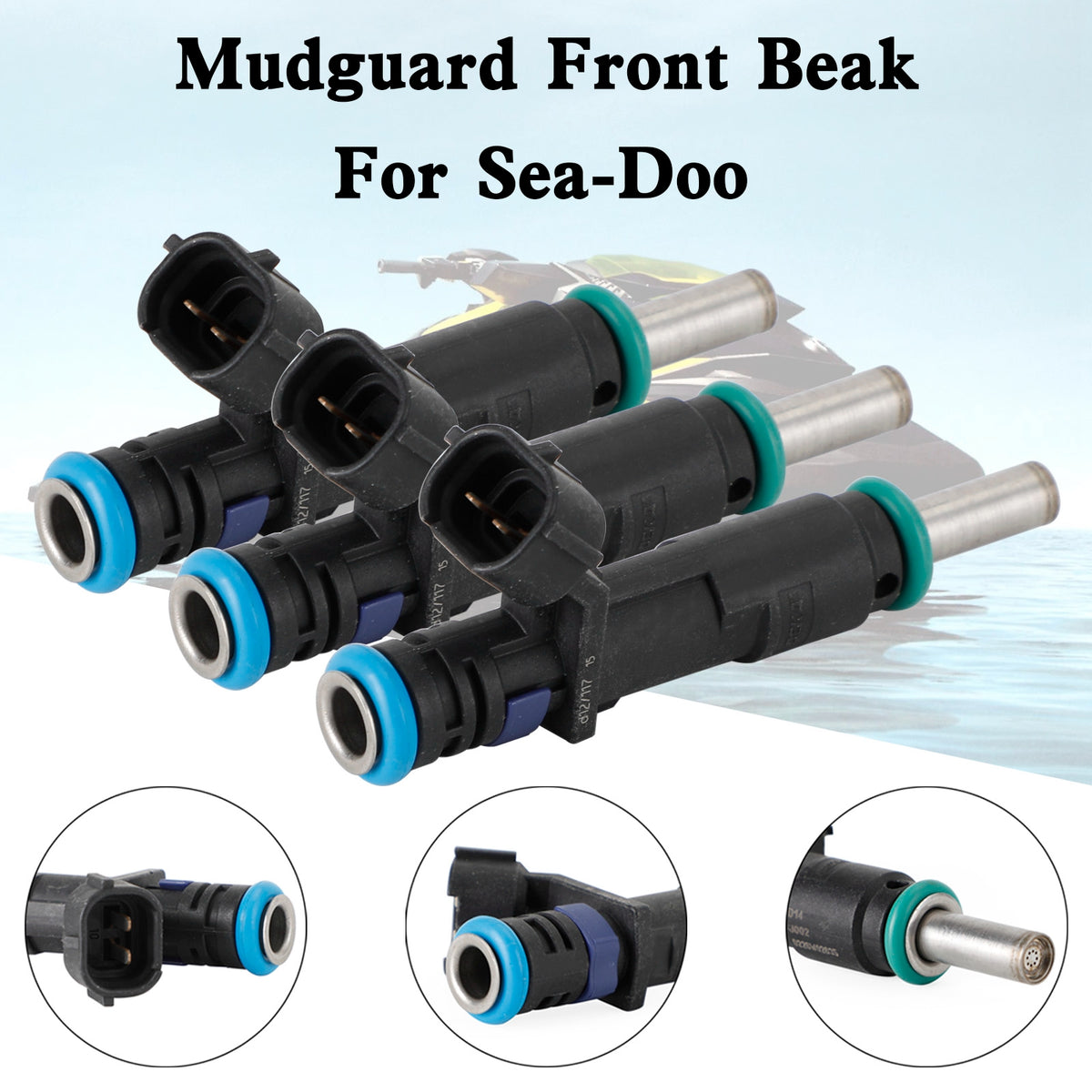 Seadoo GTI 130/SE 130 GTS 130 2011-2015 3PCS 420874836 Fuel Injectors 420874848