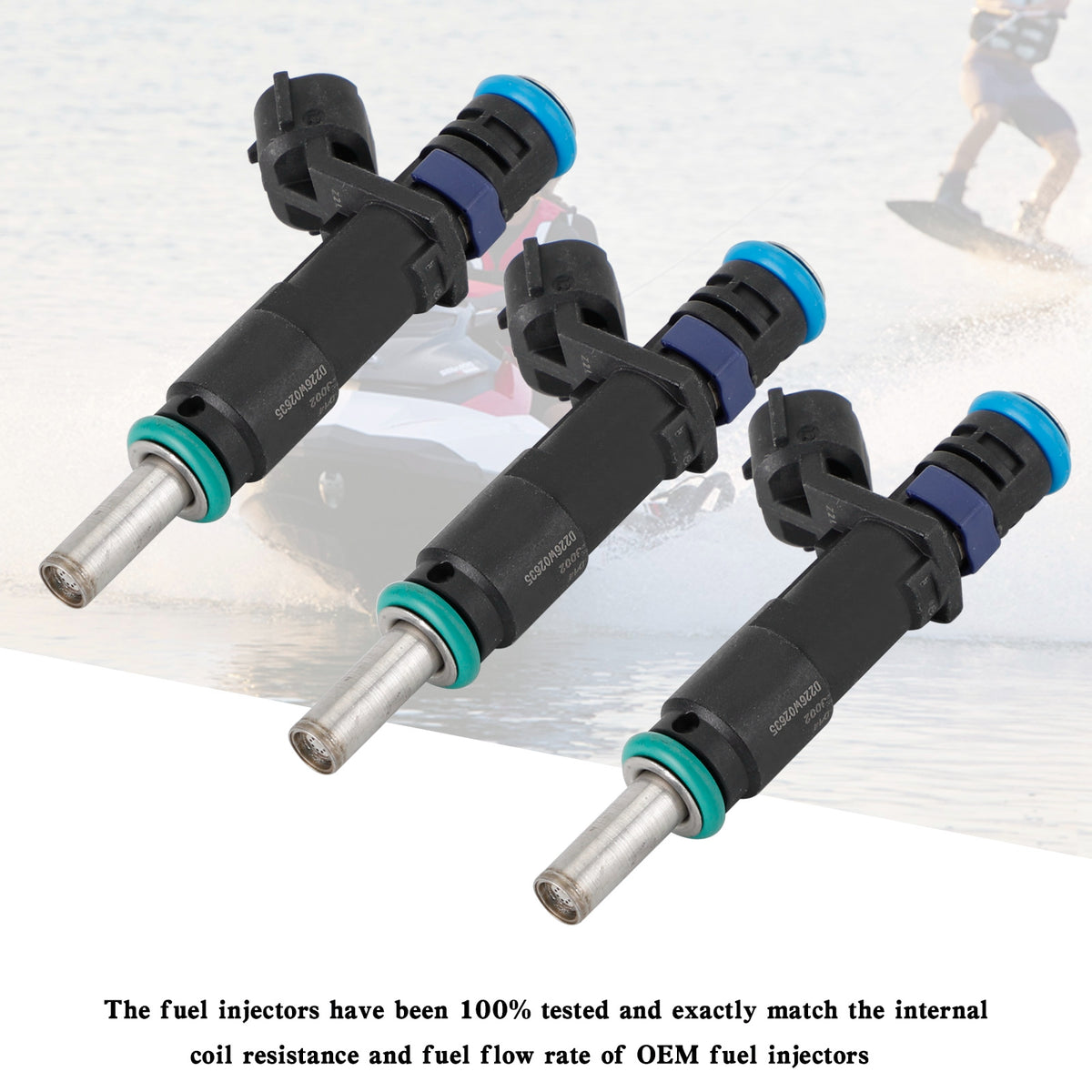 Seadoo GTI 130/SE 130 GTS 130 2011-2015 3PCS 420874836 Fuel Injectors 420874848