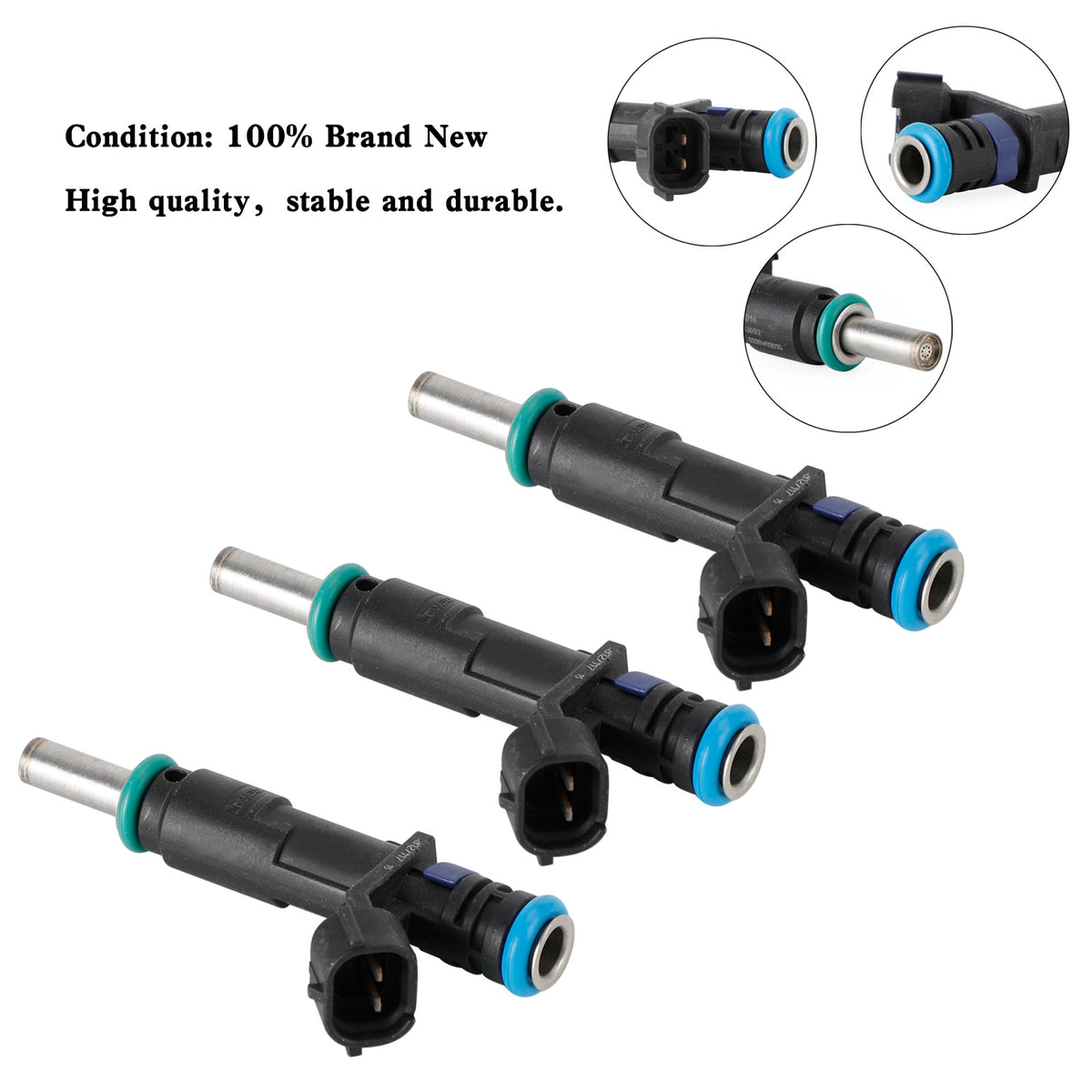 Seadoo GTI 130/SE 130 GTS 130 2011-2015 3PCS 420874836 Fuel Injectors 420874848