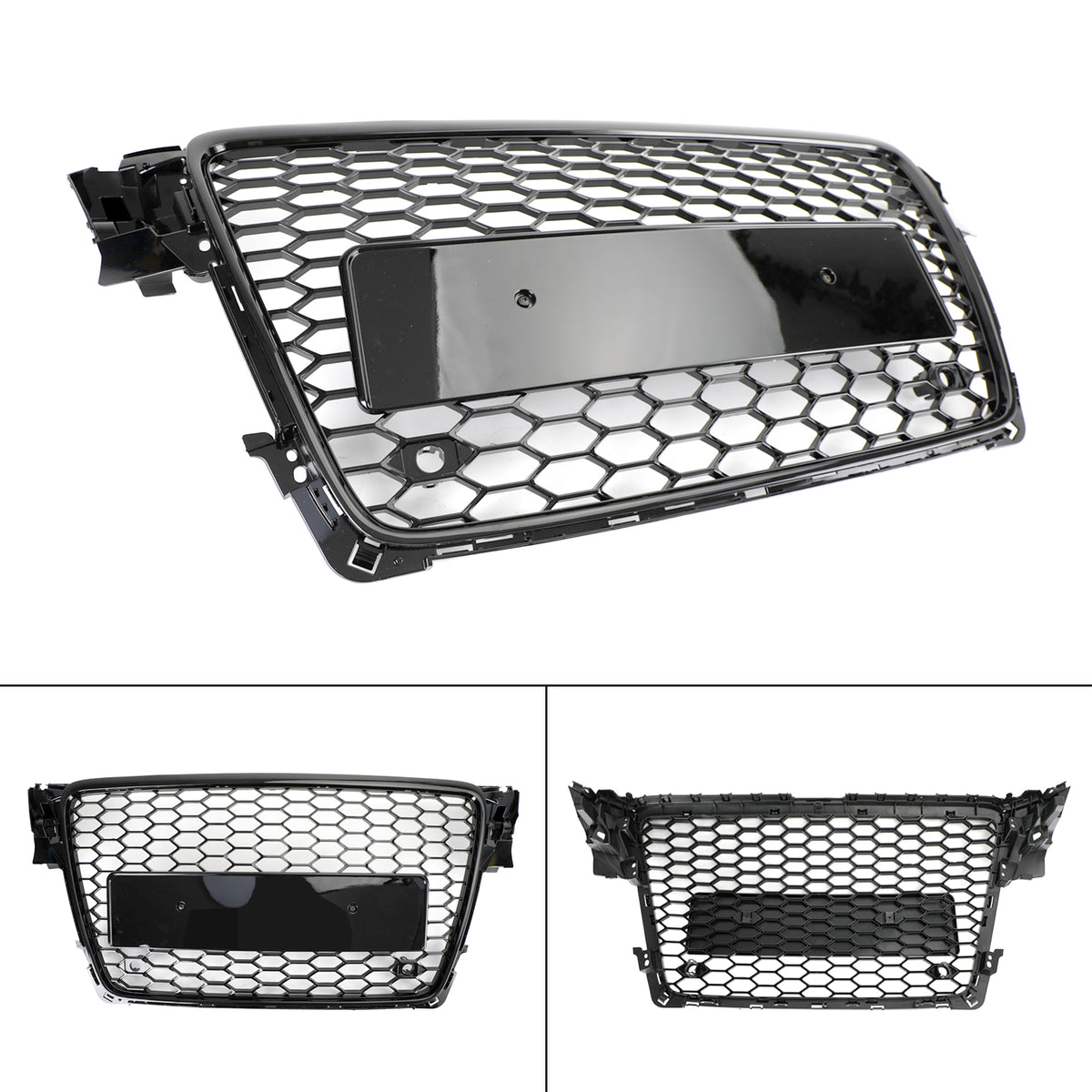 2009-2012 Audi A4/S4 B8 To RS4 Style Honeycomb Sport Mesh Hex Grille Grill