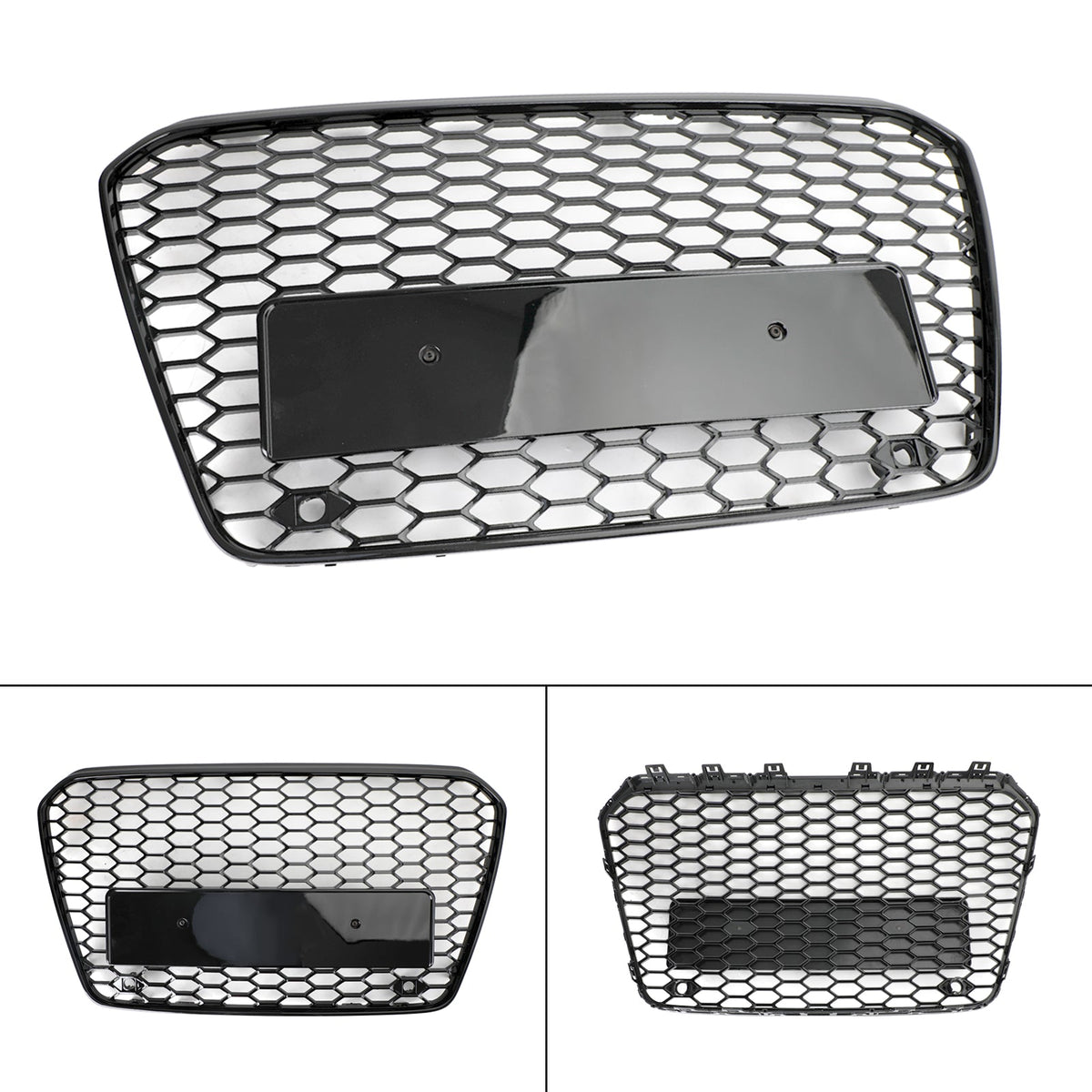 Audi A5 S5 B8.5 2013-2016 RS5 Style Honeycomb Mesh Front Bumper Grille Grill