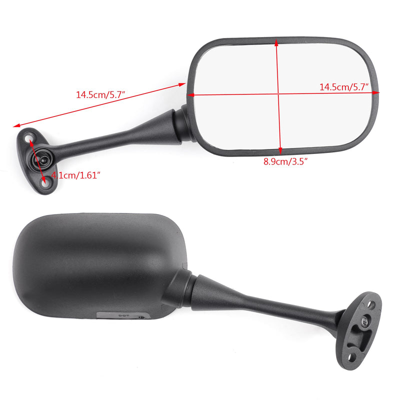 Honda CBR600RR 2003-2014 CBR1000RR 2004-2007 Black Side Rear View Mirrors