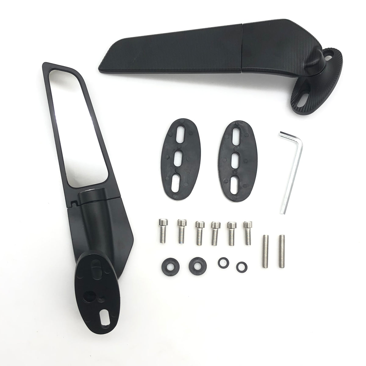 Honda CBR 125 250 300 500 600 650 R CBR 600 F4 Wing Fin Rearview Mirrors