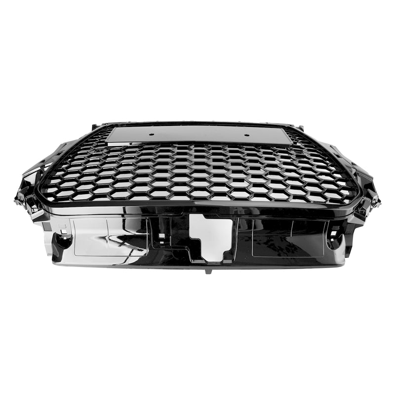 Audi A3 S3 2013-2016 Black RS3 Style Front Hood Henycomb Bumper Grille Grill