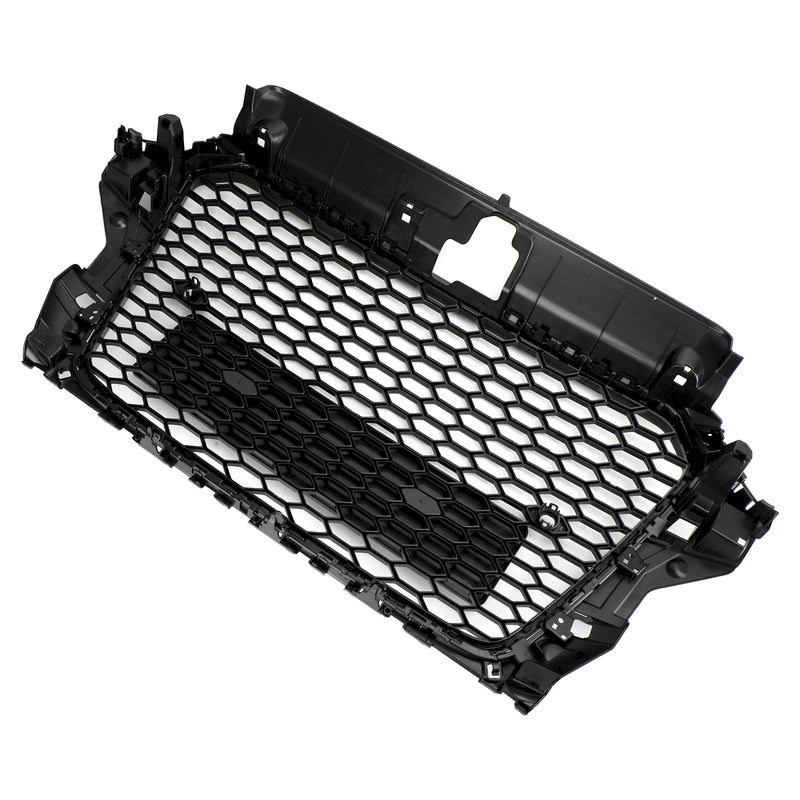 Audi A3 S3 2013-2016 Black RS3 Style Front Hood Henycomb Bumper Grille Grill
