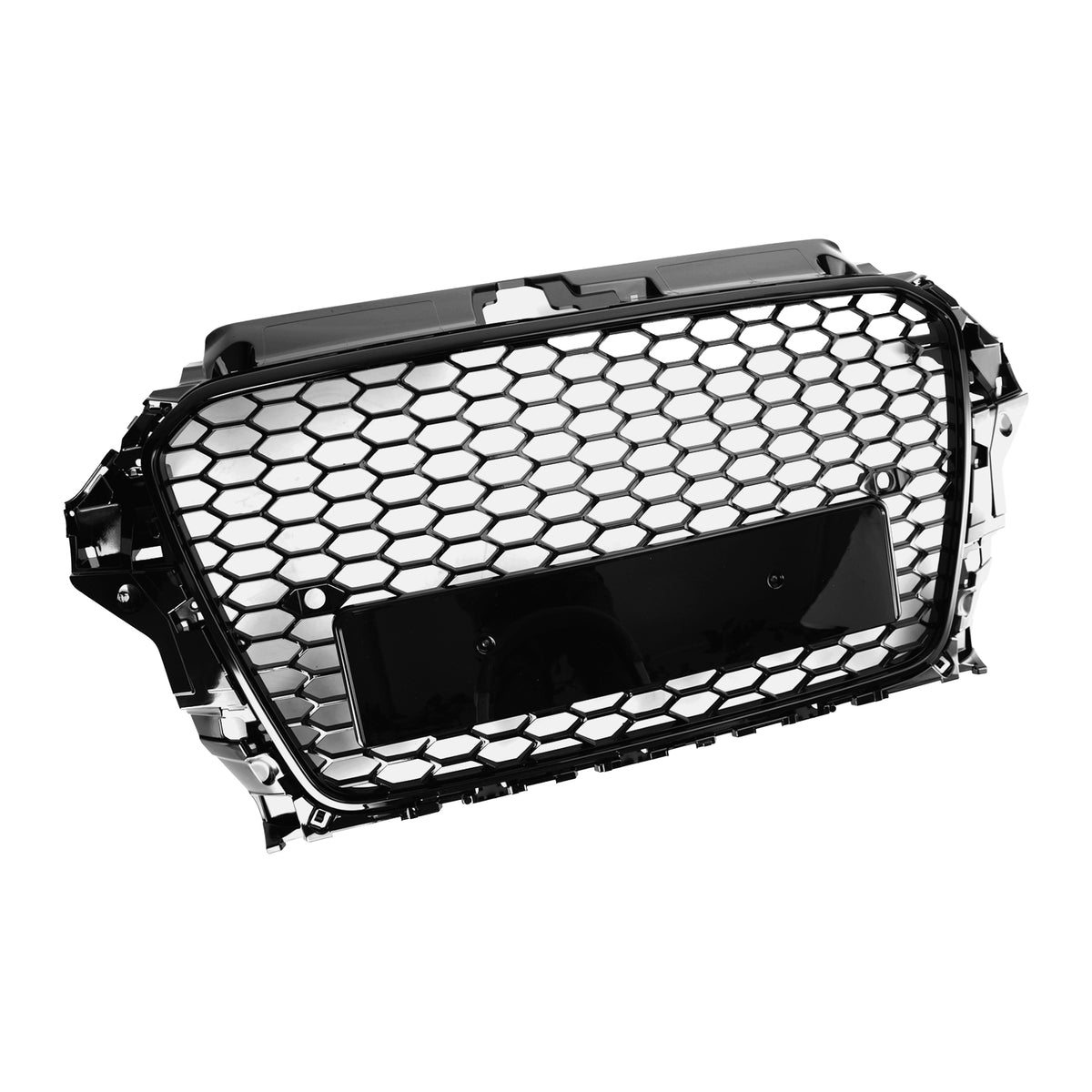Audi A3 S3 2013-2016 Black RS3 Style Front Hood Henycomb Bumper Grille Grill