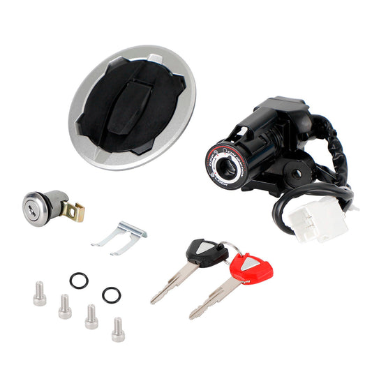 Kawasaki Ninja 400 Z400 2018-2023 Ignition Key Switch Tank Cap Seat Lock Set