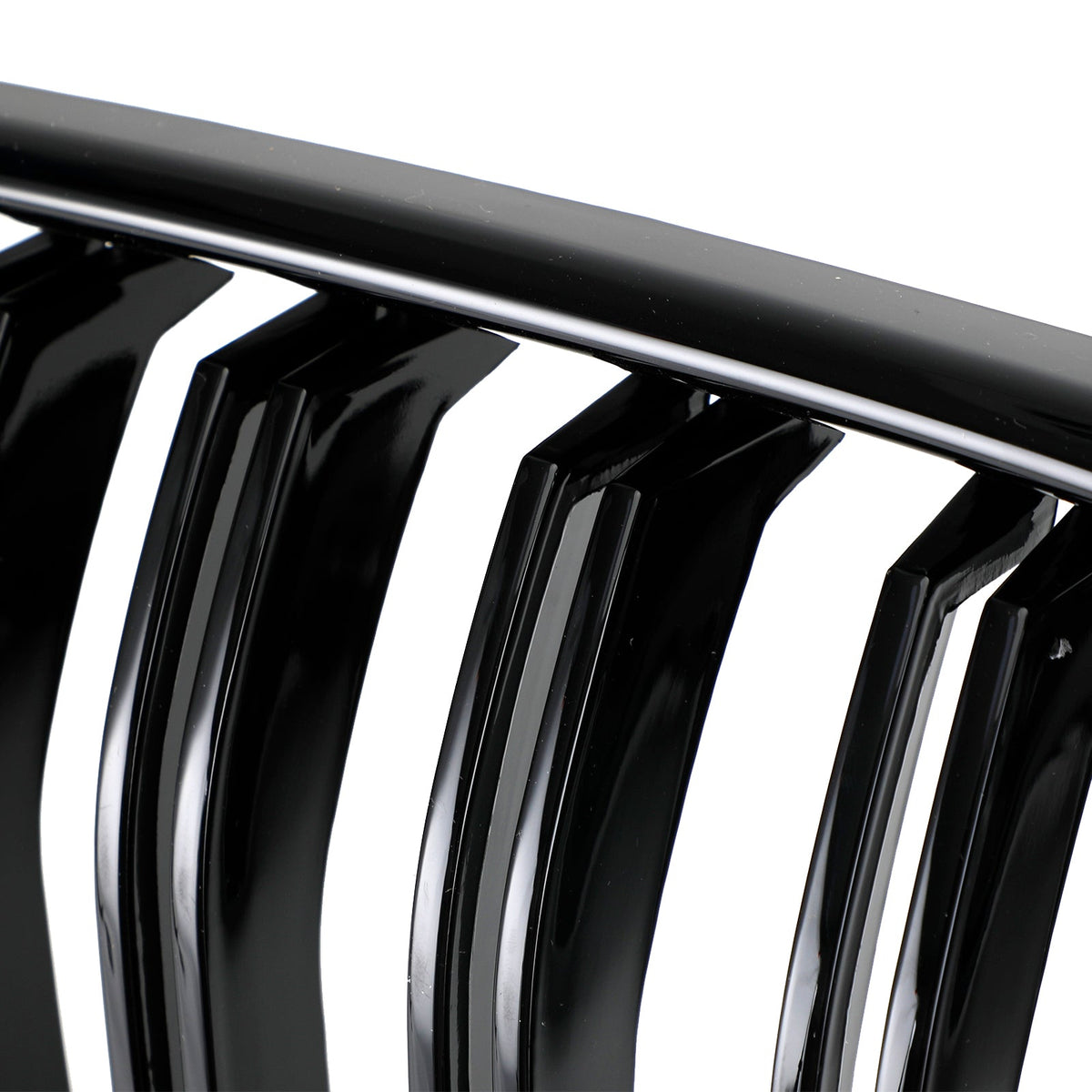 2011-2014 BMW X3 F25 Dual Line Gloss Black Front Bumper Kidney Grill 51712297589 51117210725
