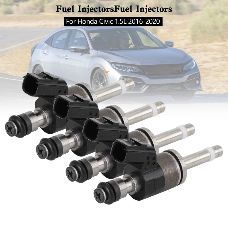 4PCS 16010-59B-305 Fuel Injectors 16010-59B-315 Fit Honda Civic 1.5L 2016-2020
