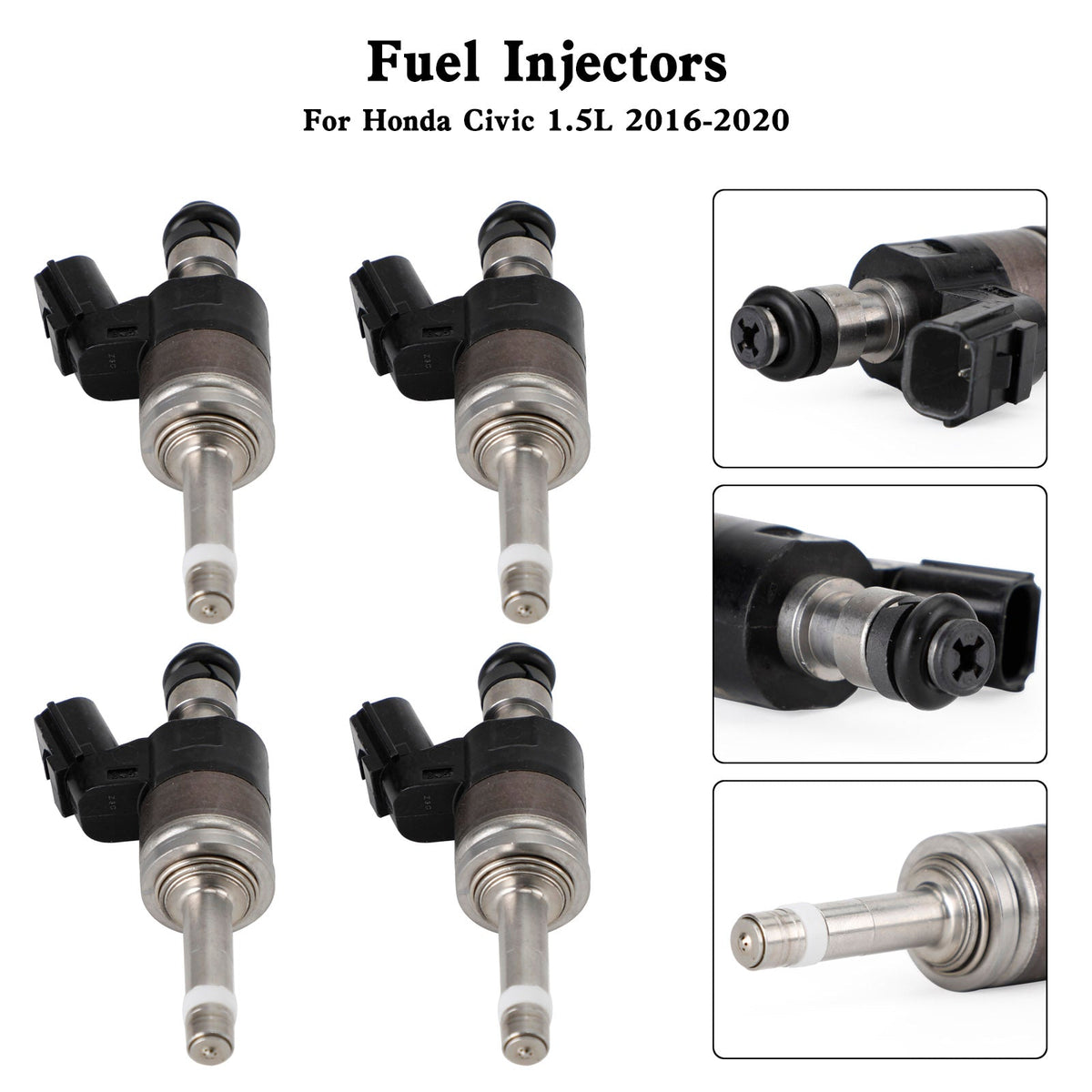4PCS 16010-59B-305 Fuel Injectors 16010-59B-315 Fit Honda Civic 1.5L 2016-2020