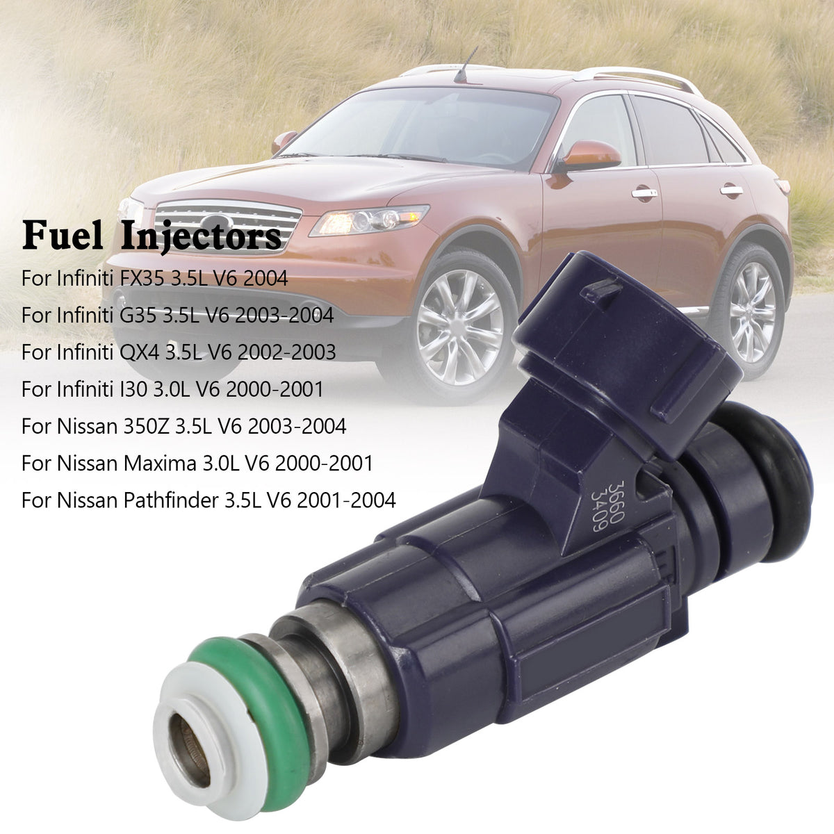 Nissan 350Z 2003-2004 Fit Infiniti G35 2003-2004 1PCS Fuel Injector FBJC100