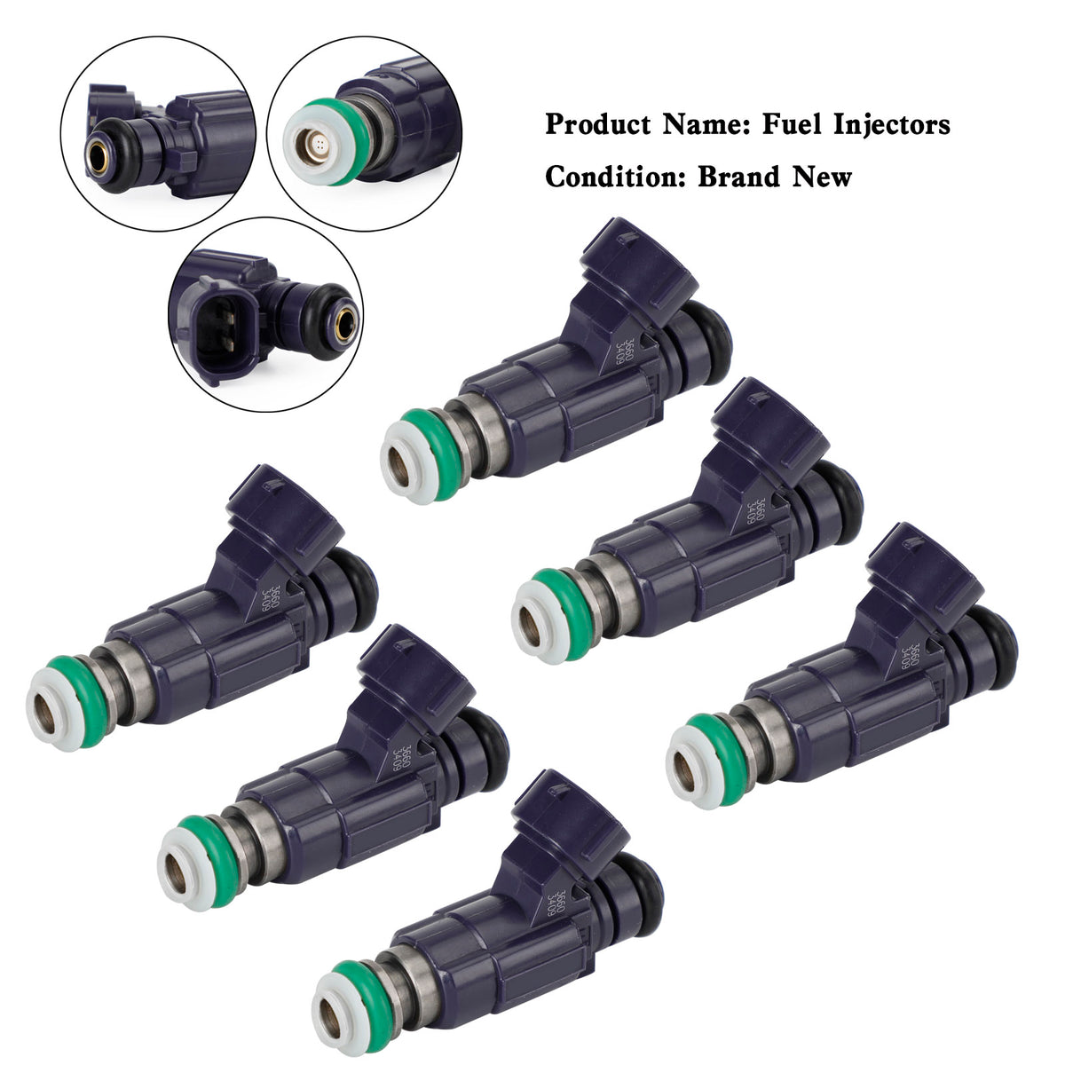 Nissan 350Z 2003-2004 Fit Infiniti G35 2003-2004 6PCS Fuel Injectors FBJC100