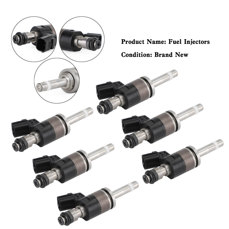 Honda Pilot Odyssey Ridgeline 3.5L V6 6PCS Fuel Injectors 16010-RLV-315