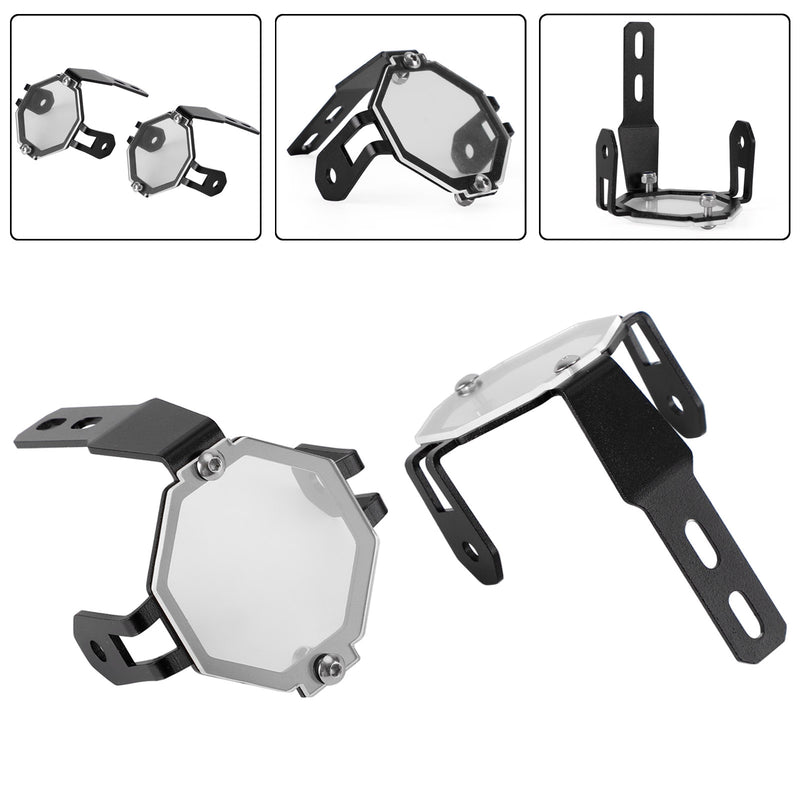 BMW R1200GS Adventure F800GS F850GS F750GS Clear Fog Light Protector Guards Cover
