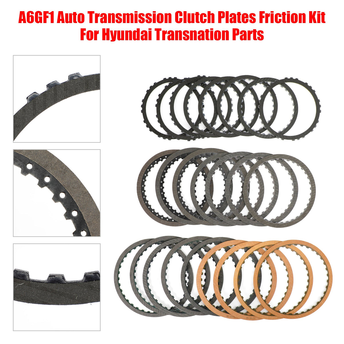 A6GF1 Auto Transmission Clutch Plates Friction Kit For Hyundai Transnation Parts