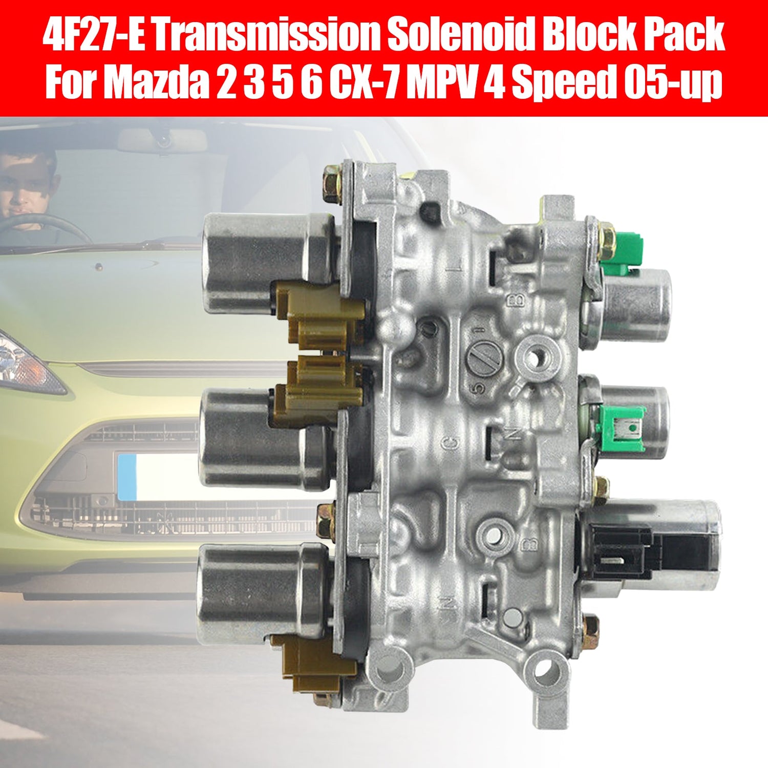 2003-2018 Mazda 6 4F27-E Transmission Solenoid Block Pack