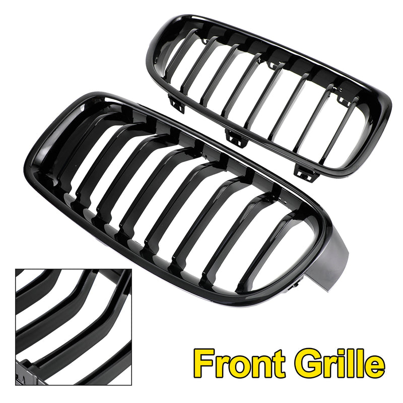 2012-2019 BMW 3-Series F35 Gloss Black Front Kidney Grill 51137263481 51137263482