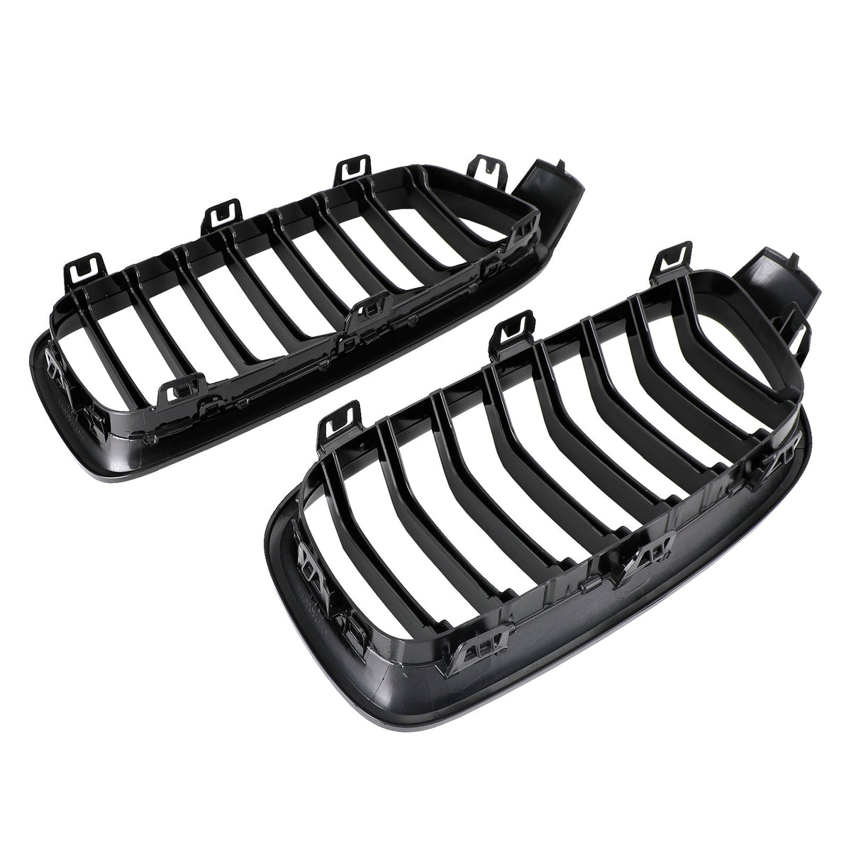 BMW 3 Series F30 F31 F35 2012-2019 Gloss Black Front Kidney Grill 51137263481 51137263482
